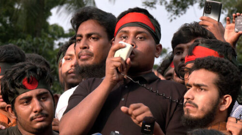 দাবি আদায় না হওয়া পর্যন্ত রাজপথ ছাড়বেন না: এনসিপি নেতা হাসনাত আবদুল্লাহ