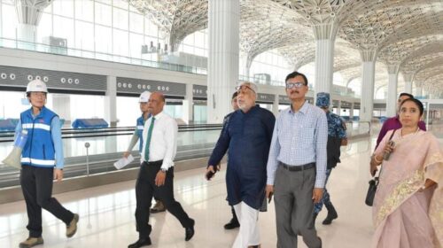 শাহজালাল আন্তর্জাতিক বিমানবন্দরের থার্ড টার্মিনাল পরিদর্শনে উপদেষ্টা দল