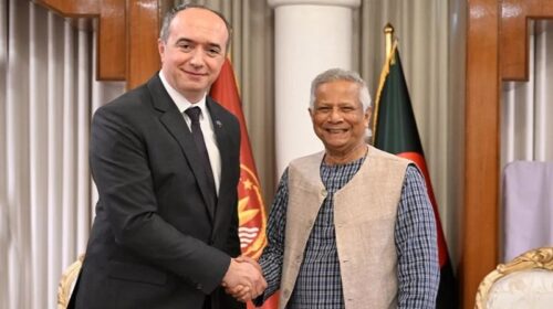 প্রধান উপদেষ্টার সঙ্গে কসোভো রাষ্ট্রদূতের সৌজন্য সাক্ষাৎ, দ্বিপাক্ষিক সহযোগিতার ওপর জোর