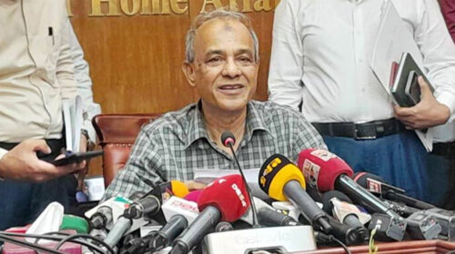 মাদকমুক্ত তরুণরাই হবে উন্নত বাংলাদেশের চালিকাশক্তি: স্বরাষ্ট্র উপদেষ্টা